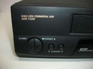 Audiovox VHS cassette VCR player recorder machine AVR12  