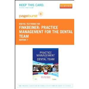 Practice Management for the Dental Team   Pageburst 
