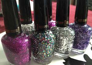 Milani Specialty Nail Polish Lacquer Jewel FX Glitter NEW   You 