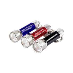  Super bright LED flashlight, batteries included. Anodized 