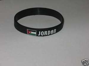 Jordan Bracelet / Wrist Bands / Jordan Flag  