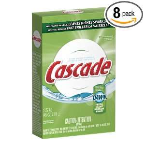  Cascade Powder Dishwasher Detergent, Fresh Scent, 60 Ounce 