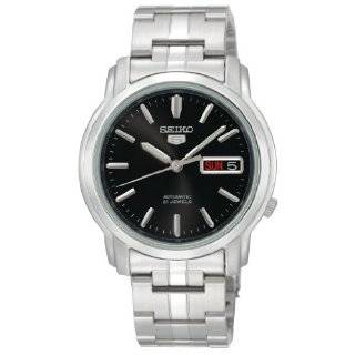   SNKK71 Seiko 5 Automatic Black Dial Stainless Steel Bracelet Watch