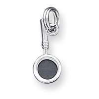 New Sterling Silver Magnifying Glass Detective Charm  