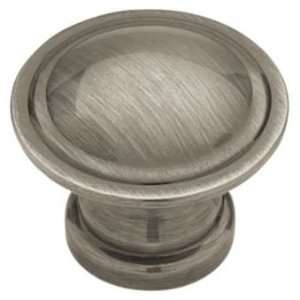   Brushed Nickel Plate Modern Cable 30mm Ridge Knob from the Modern Cab