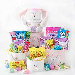 Happy Easter Bunny Treat Gift Tower  