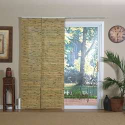 Natural Windows and Patio Doors Bamboo Panel Blinds  