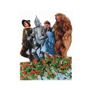  Wizard of Oz Four Friends in Poppies Die Cut Magnet by 