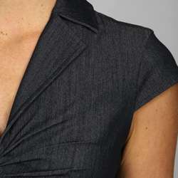 Calvin Klein Womens A Line Cap Sleeve Dress  