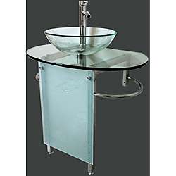 Kokols 30 inch Vessel Sink Pedestal Bathroom Vanity  