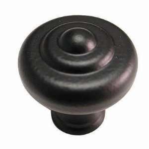   Collection 1 1/4 Cabinet Knob Wrought Iron Black