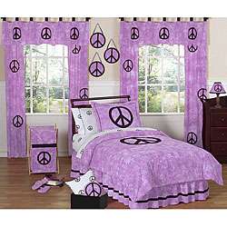JoJo Designs Purple 4 piece Twin size Comforter Set  