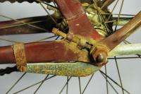   Montgomery Wards Hawthorne balloon tire bicycle bike blue flash red