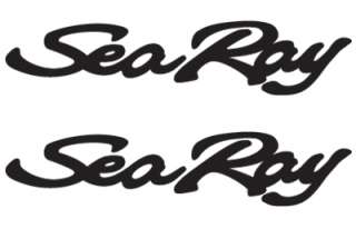 Pair of Sea Ray Boat Vinyl Decals Stickers   Alt  