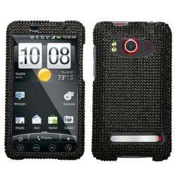 Black Bling HTC EVO 4G Protector Case  