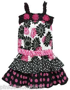 Chic New Black & Pink Beetlejuice Girls Dress BrandNWT 827585329926 