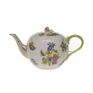  Herend Queen Victoria Tea Pot With Rose
