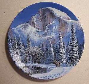 Blue Snow at Half Dome Collectors Plate No 3948 Sias  