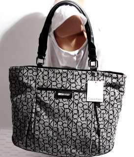 NEW Calvin Klein CK Logo Tote Hobo Purse Handbag Large  