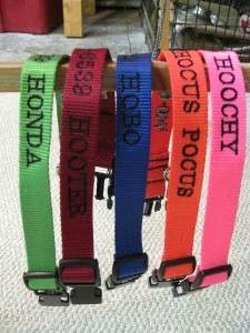 Dog ID Collar Embroidered Personalized Design #7  