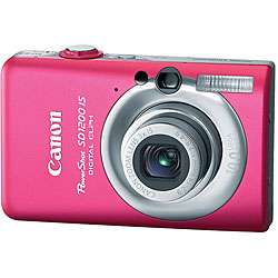 Canon PowerShot SD1200 IS 10MP Lt. Red Digital Camera  