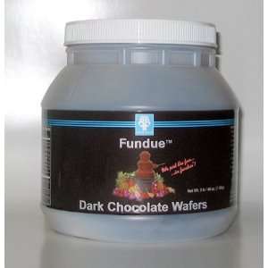 Fundue Foods, Dark Chocolate Wafers 3 Lb.  Grocery 