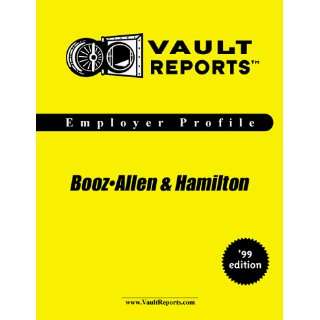 Booz Allen & Hamilton The VaultReports Employer Profile for Job 
