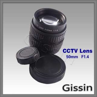 50mm F1.4 CCTV TV Lens C mount for GF3 GF2 GF1 G3 GH1 GH2 EP1 EP2 EPL1 