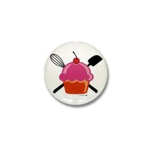  Iron Cupcake Big A Logo Cute Mini Button by  