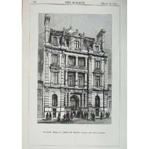  New Hotel Du Credit De France Paris 1882