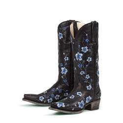 Lane Boots Womens Black/ Blue Sakura Cowboy Boots  