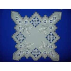  Lily of the Valley Hardanger Doily Kit   Permin 