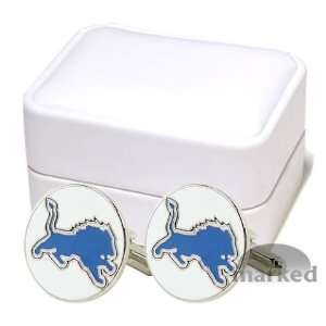  Detroit Lions NFL Logod Executive Cufflinks w/Jewelry Box 