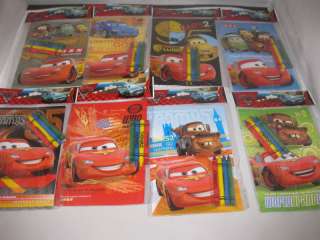 48 set lot DISNEY Cars 2 Coloring Book with Crayons  