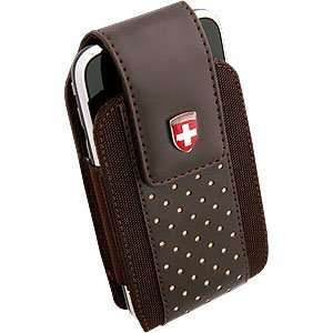  Swiss Alps Belt Clip Carrying Case, Brown #22 for Samsung 