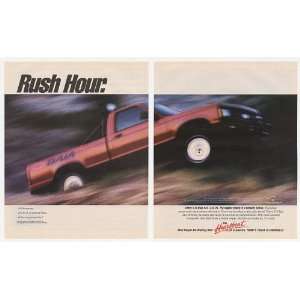   10 Baja 4x4 Pickup Rush Hour 2 Page Print Ad (21447)