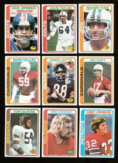 1978 TOPPS FOOTBALL LOT OF 500 MINT *INV  