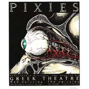  Pixies Los Angeles Original Handbill EMEK SIGNED RARE 