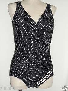 NWT Womens Miraclesuit Oceanus One Piece Swimsuit Pin Point $148 