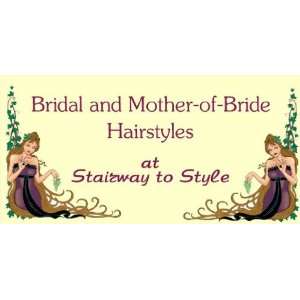  3x6 Vinyl Banner   Bride Hairstyles 