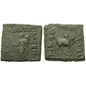  Indo Greek Kings, Philoxenos, c. 100   95 B.C.; Bronze 