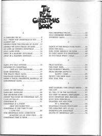 Table of Contents Page One