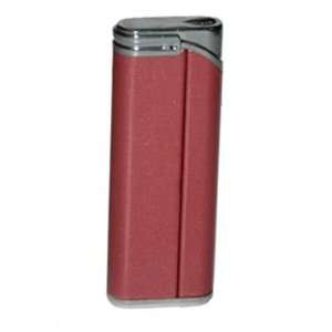   The Slimline Single Flame Torch Lighter Red