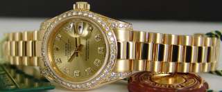 WATCH CHEST®ROLEX Ladies Crown Collection Gold Full Diamond 179158 