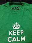 KEEP CALM AND CHIVE ON T shirt KCCO crown Design