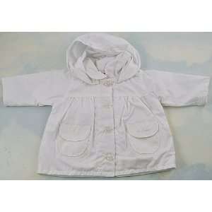  Summer Market Newborn Hooded White Jacket Baby