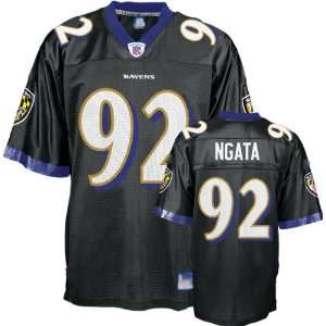  Ravens 92 Haloti Ngata Black Jerseys Authentic Football Jersey 