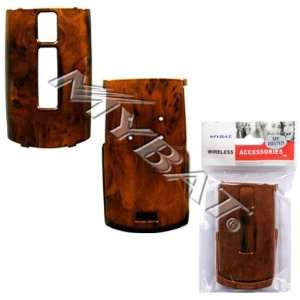  Brown Wood Grain Case Cover Snap On Protective for Samsung 
