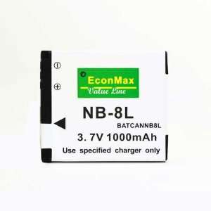  NB 8L NB8L 1000mAh Battery For Canon PowerShot A3000IS 