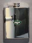 NEW YORK JETS 7oz STAINLESS STEEL FLASK NEW NFL